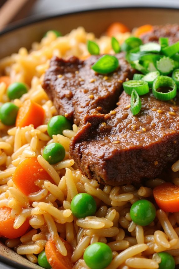 oven fried garlic ginger beef