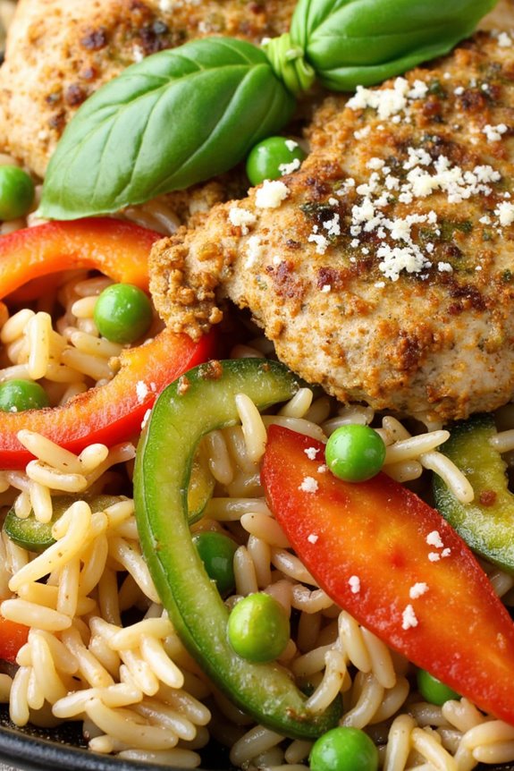 pesto chicken fried rice recipe