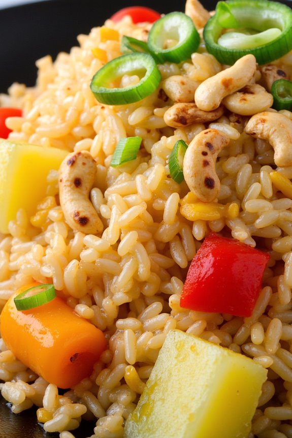 pineapple bell pepper fried rice
