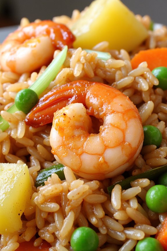 pineapple shrimp fried rice