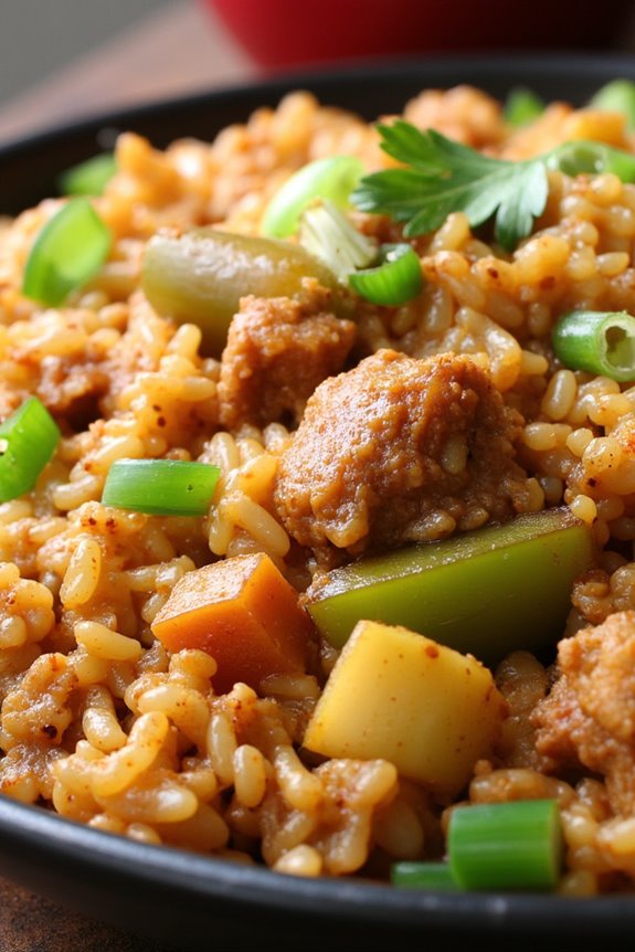 pork and apple fusion dish