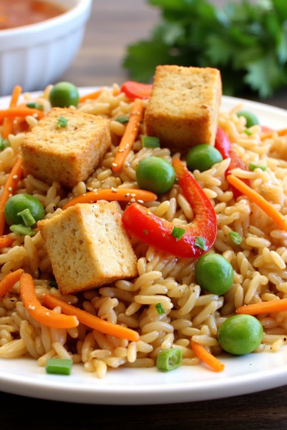 protein packed vegetable stir fry