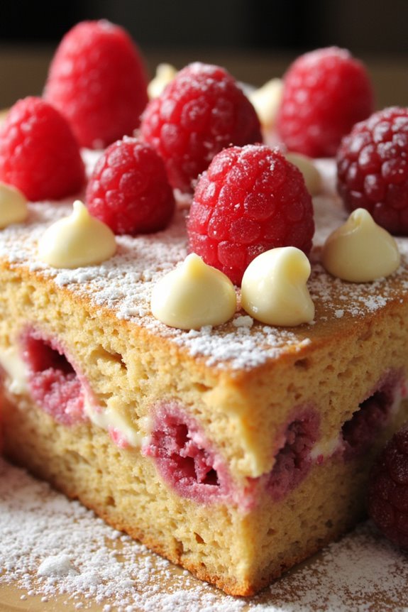 raspberry white chocolate cake
