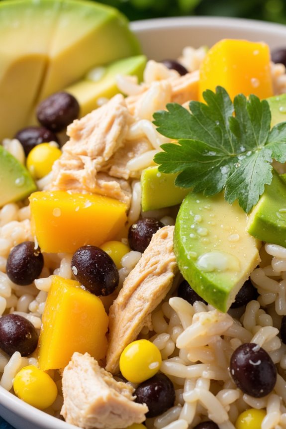 refreshing chicken and rice