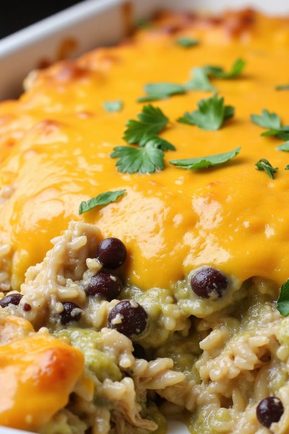 salsa verde chicken casserole recipe