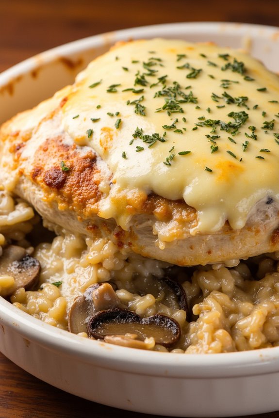 savory chicken rice casserole