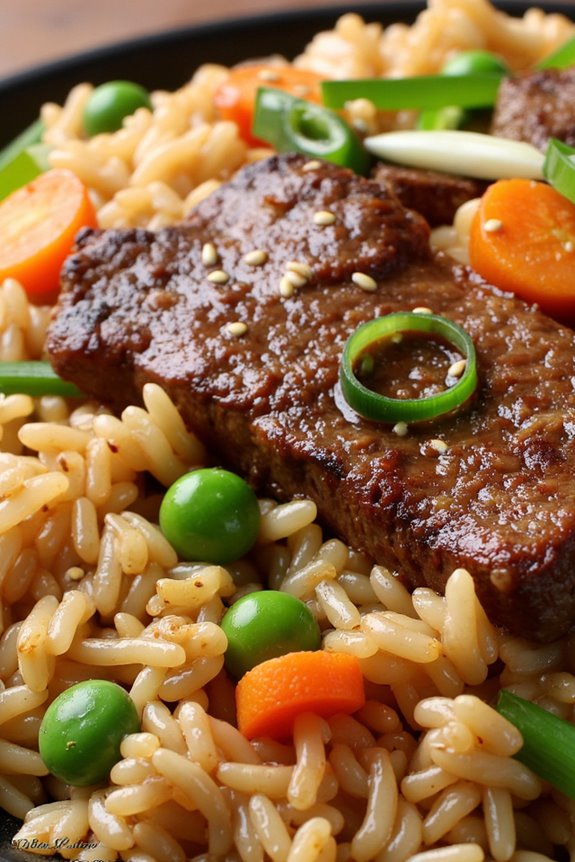 savory garlic soy fried rice