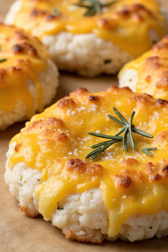 savory herb cheese rice cakes