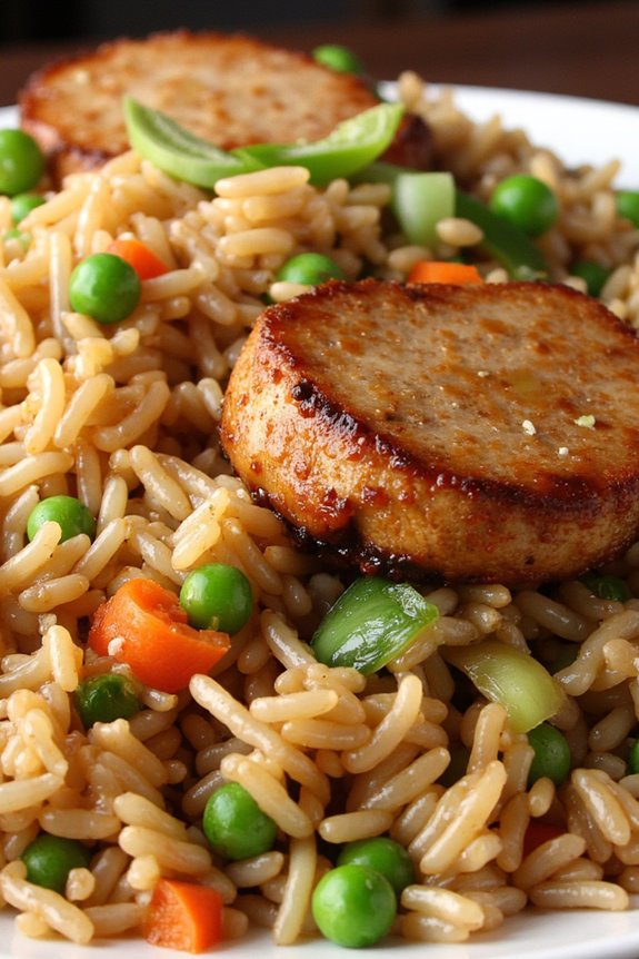 savory pork fried rice