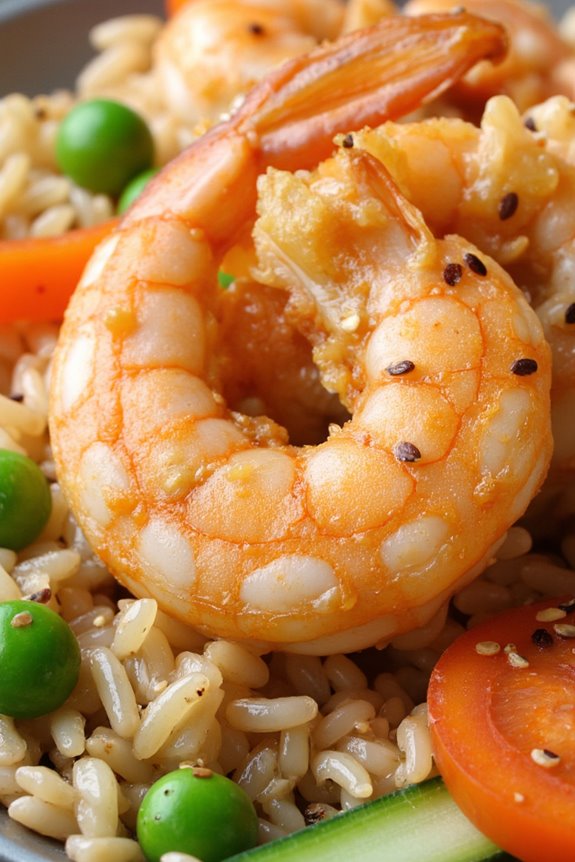 savory shrimp fried rice