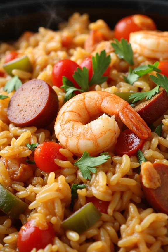 savory slow cooker jambalaya