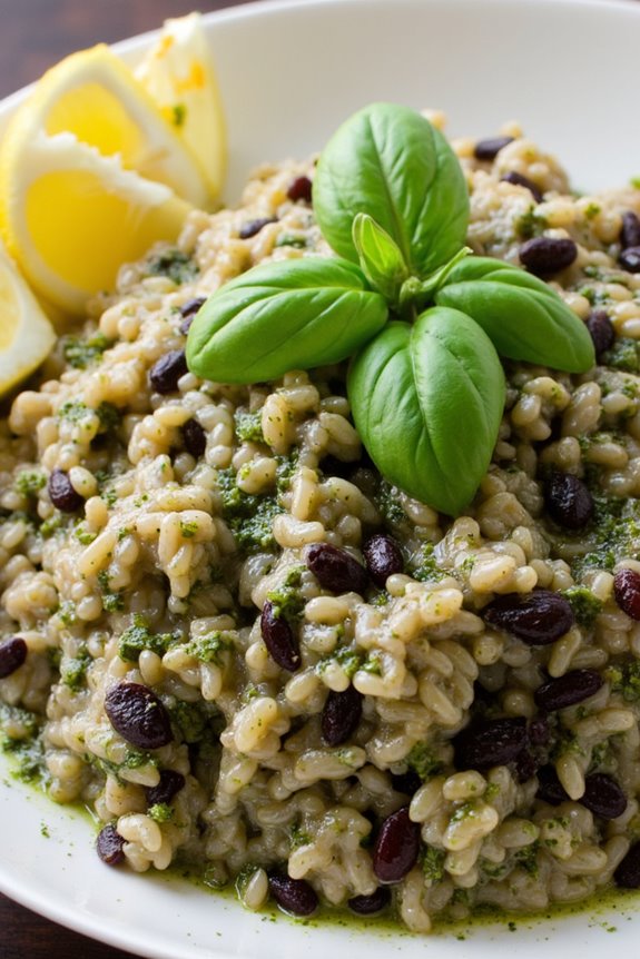 savory vegetarian risotto delight