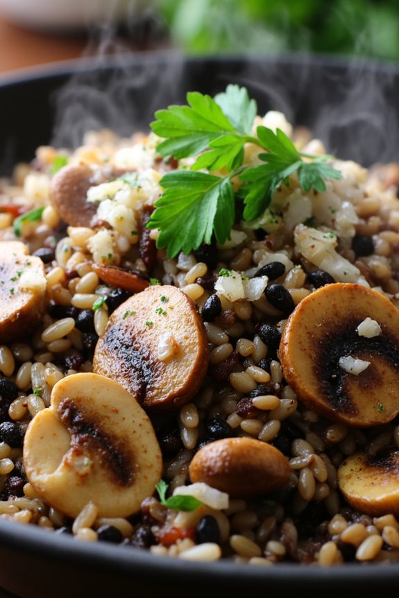 savory wild rice pilaf