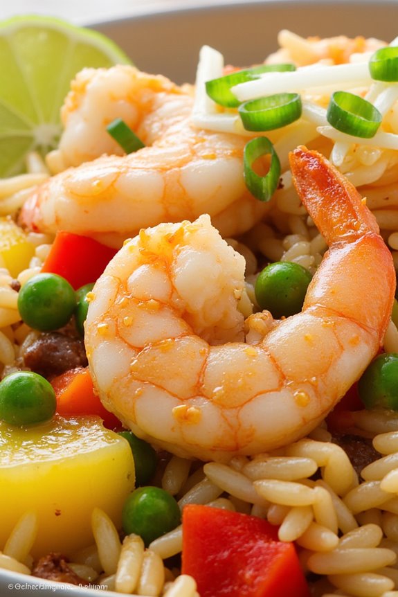 shrimp and pineapple fried rice