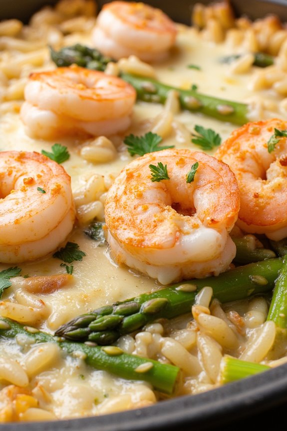 shrimp asparagus rice casserole
