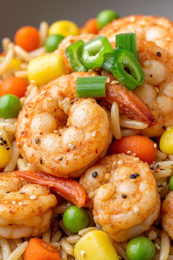 shrimp pineapple oven fried rice