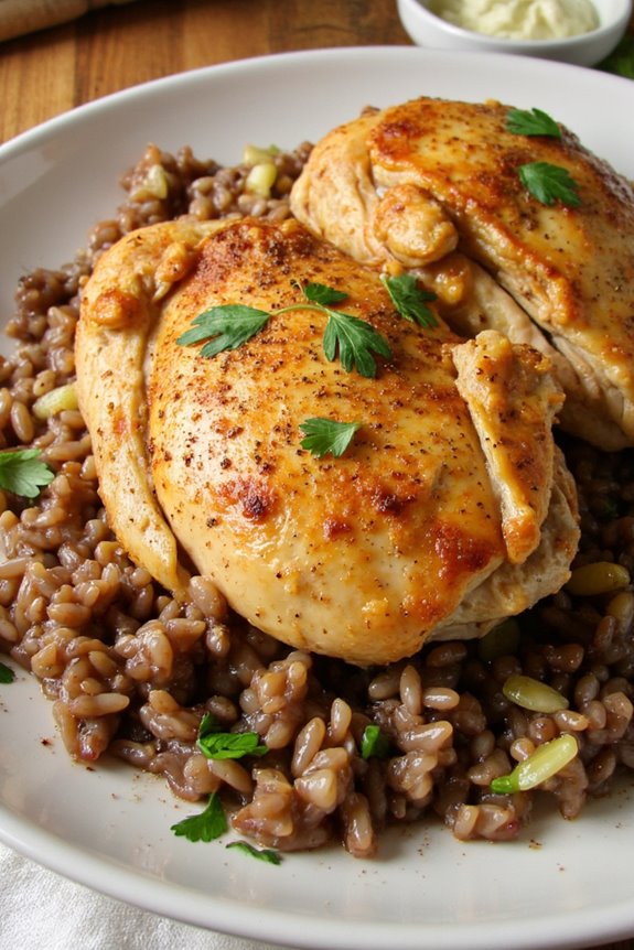 slow cooked lemon pepper chicken