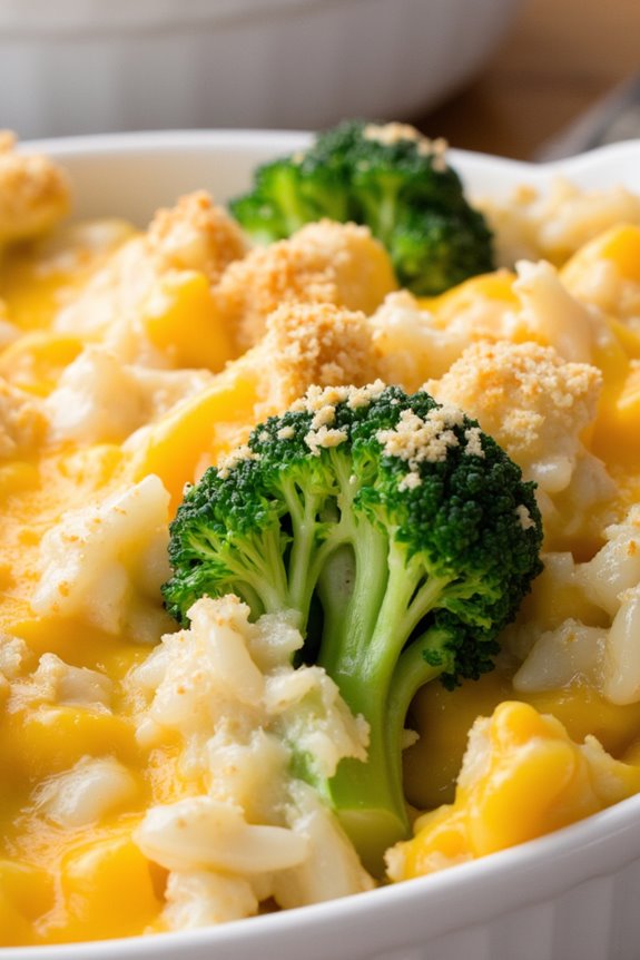 slow cooker cheesy casserole