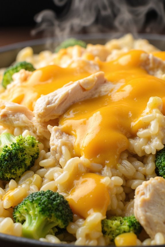 slow cooker cheesy chicken