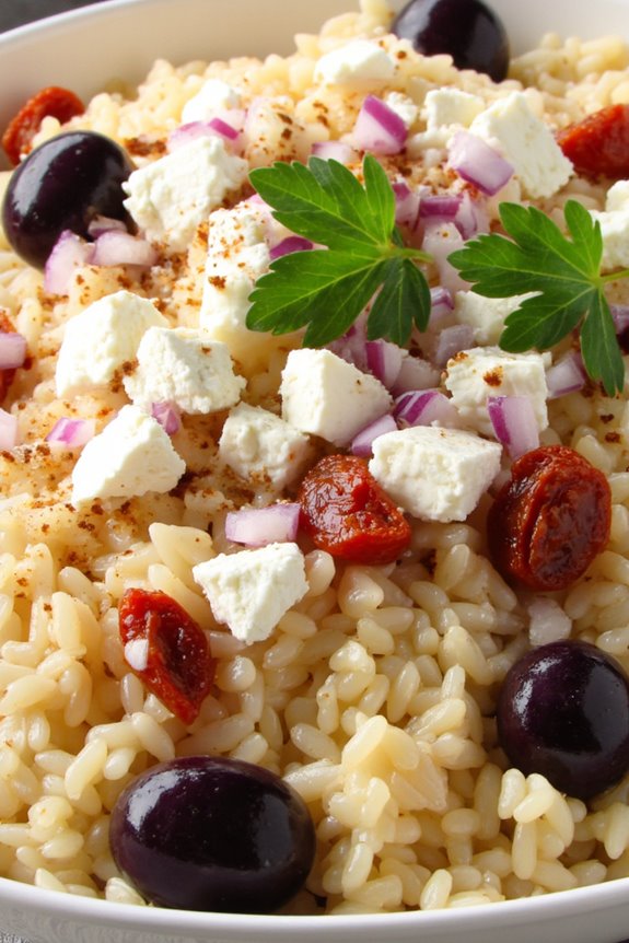 slow cooker mediterranean rice dish