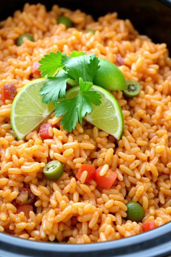 slow cooker mexican rice recipe
