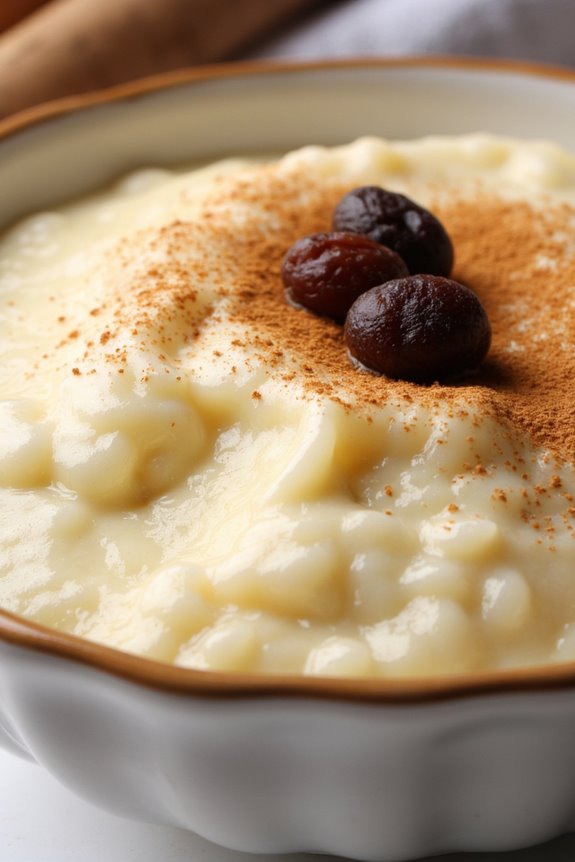 slow cooker rice pudding