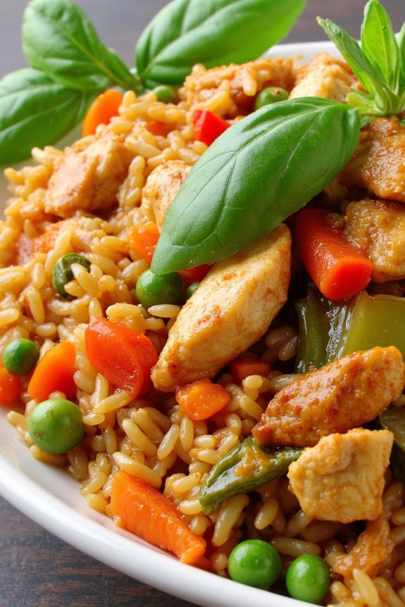 slow cooker thai fried rice