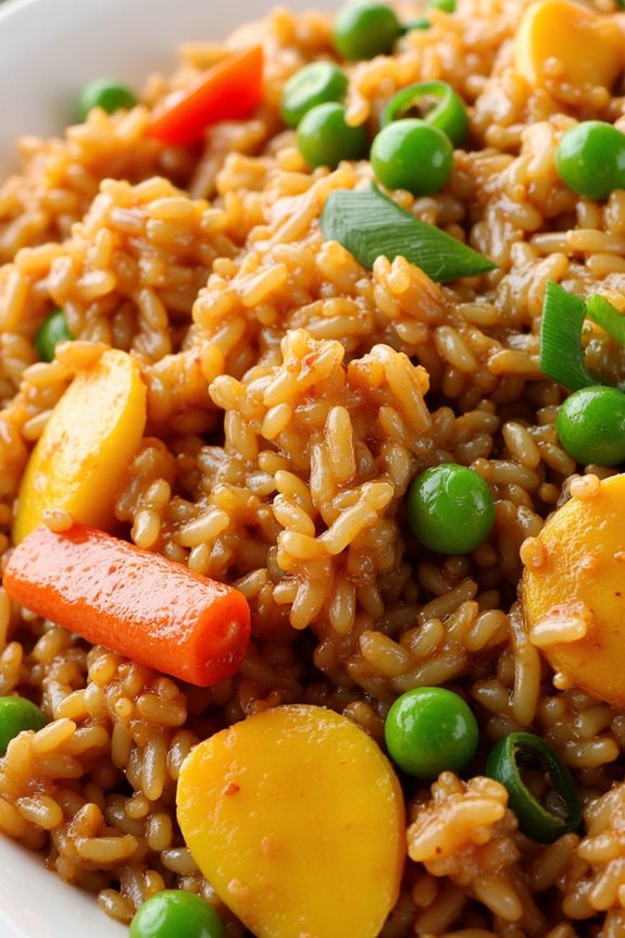 soy sauce fried rice