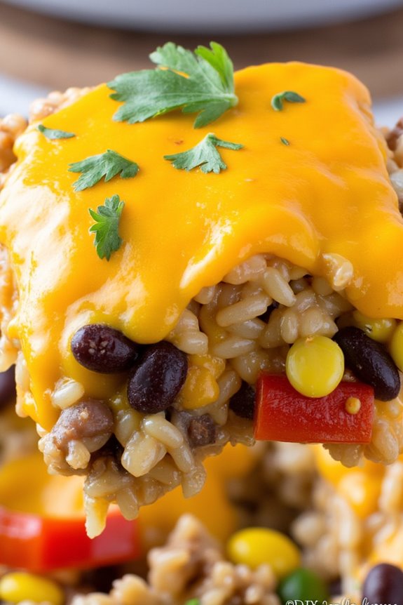 spicy black bean casserole