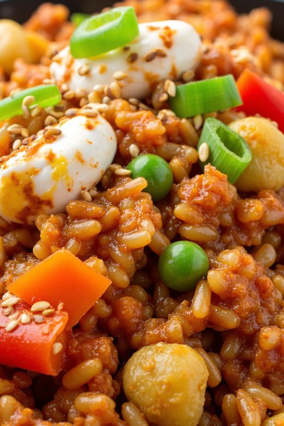 spicy bold kimchi fried rice