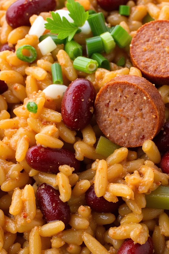 spicy cajun rice dish