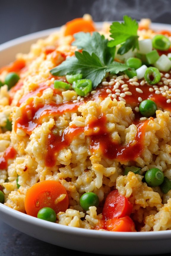 spicy cauliflower rice recipe