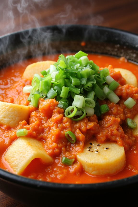 spicy chewy kimchi delight