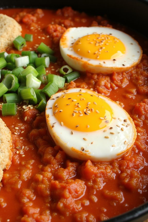 spicy kimchi egg delight