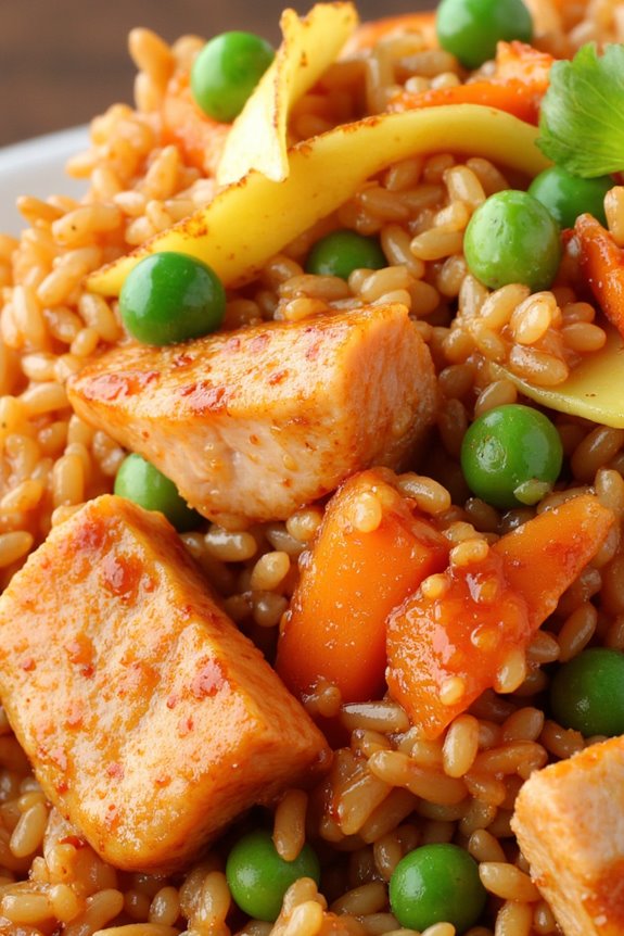 spicy salmon fried rice recipe