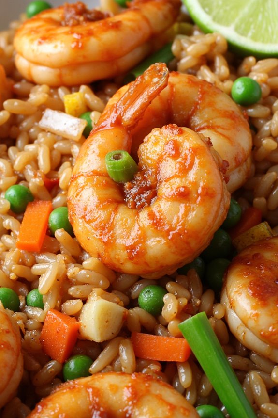 spicy shrimp fried rice