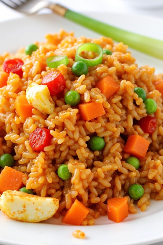 spicy sriracha fried rice recipe