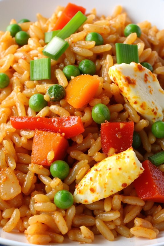 spicy sriracha fried rice recipe