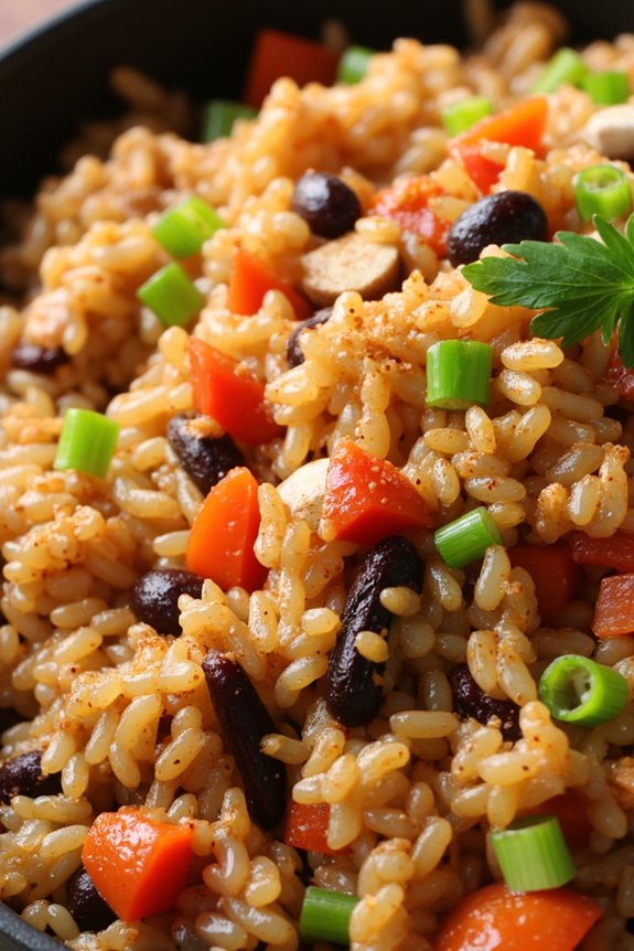 spicy vegan dirty rice recipe
