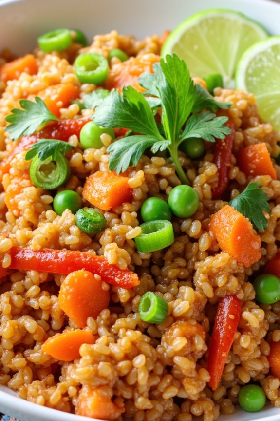 spicy vegan quinoa dish