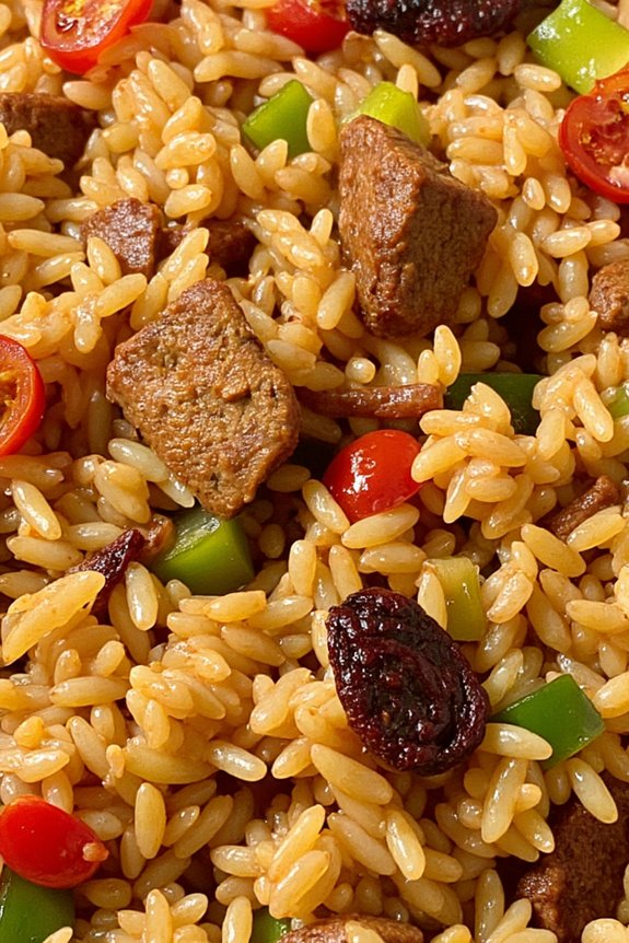 sun dried tomato dirty rice