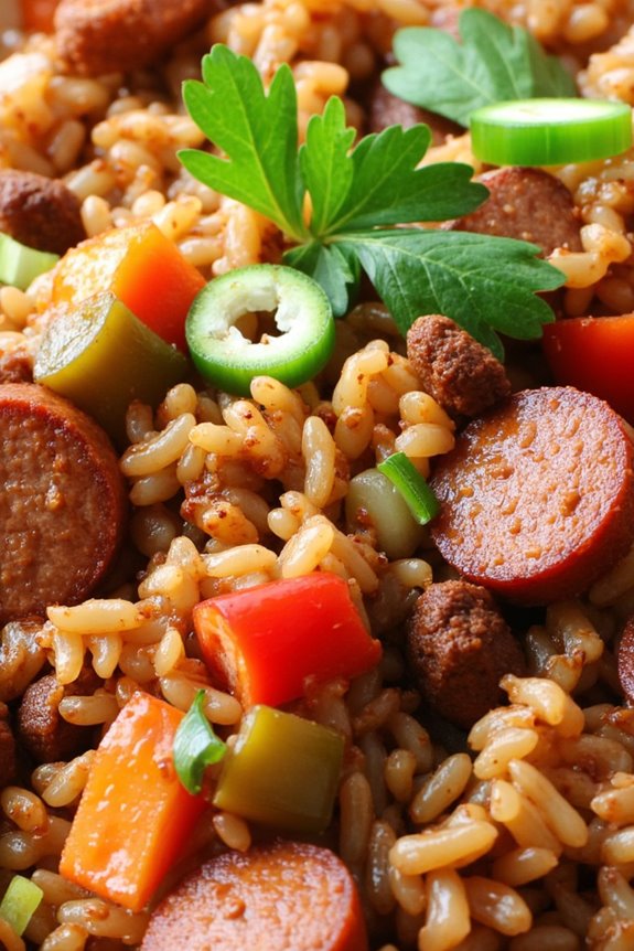 sweet and spicy rice dish