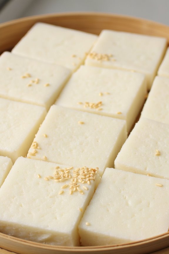 taro coconut rice cake