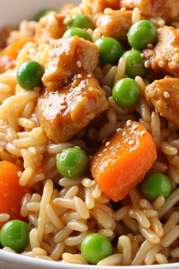 teriyaki chicken fried rice