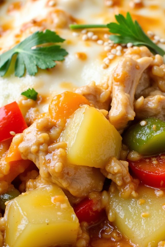 teriyaki chicken rice bake