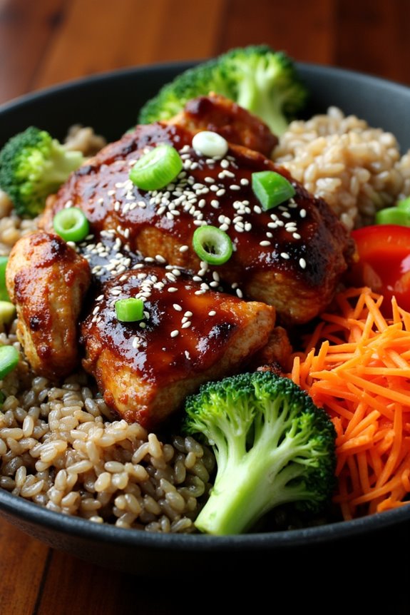 teriyaki chicken rice bowl