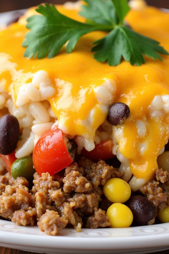 tex mex beef rice fiesta