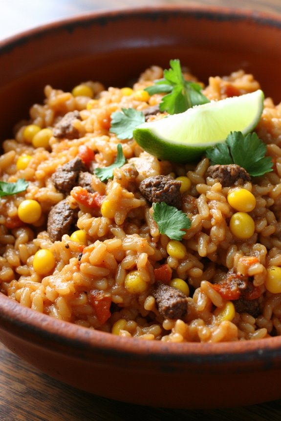 tex mex rice and beans