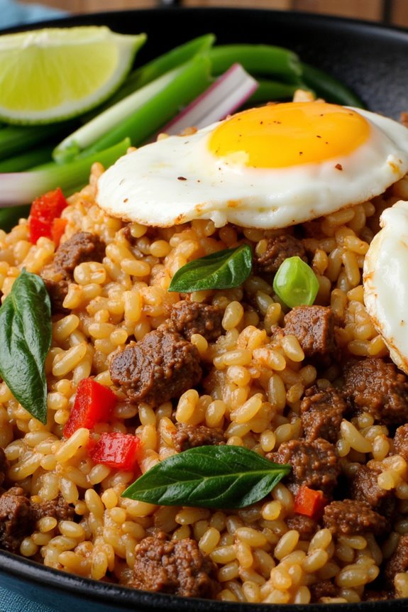 thai basil beef fried rice