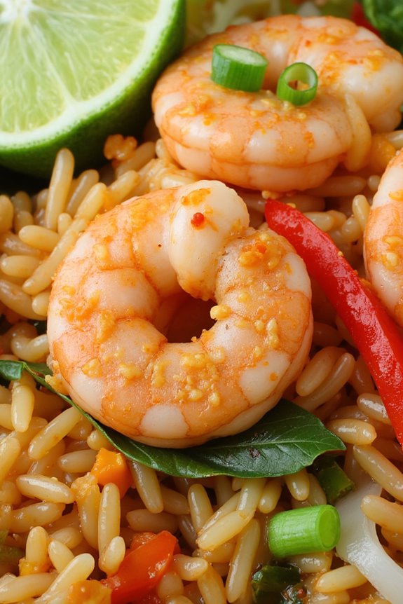 thai basil shrimp fried rice